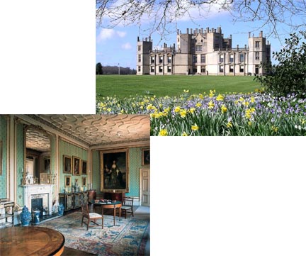 Sherborne Castle and The Blue Room Sherborne Castle.